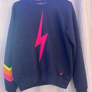AVIATOR NATION BOLT CHEVRON SWEATSHIRT